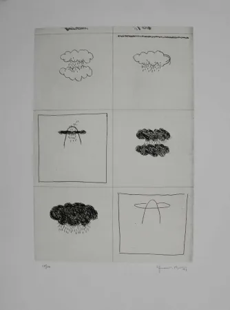 Incisione Hernandez Pijuan - Esbós (