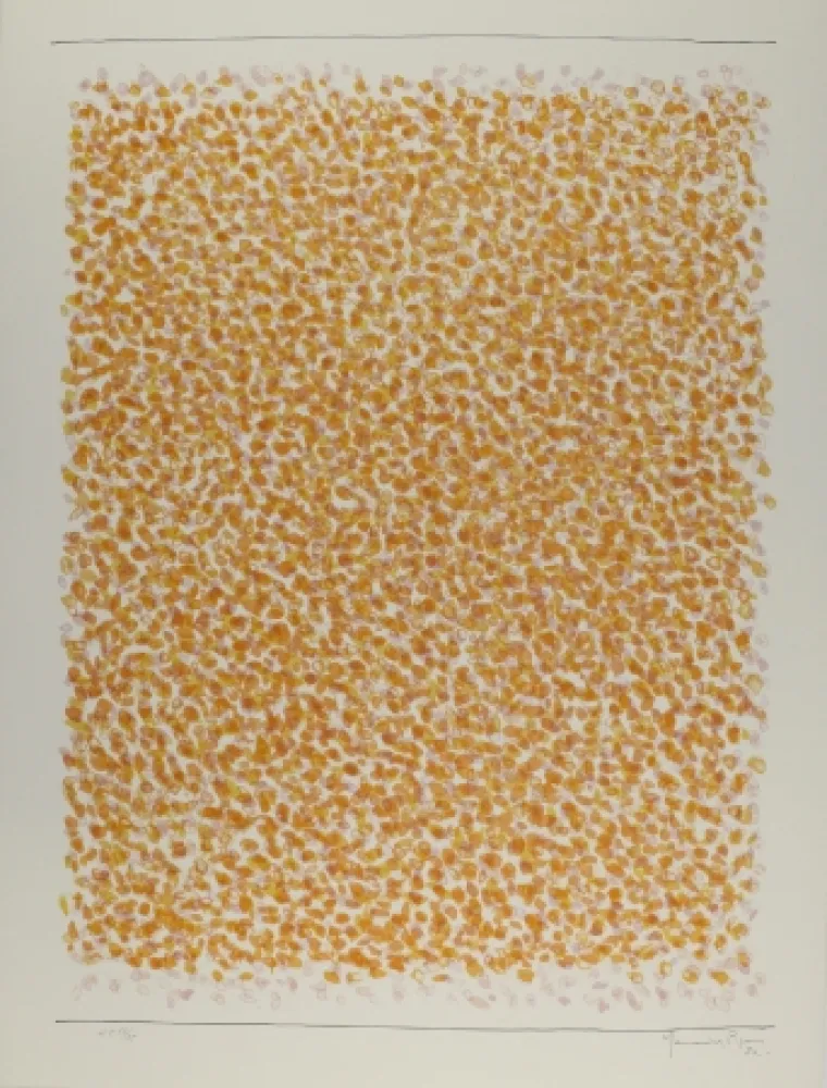 Litografia Hernandez Pijuan - Exposición Galería Joan Prats