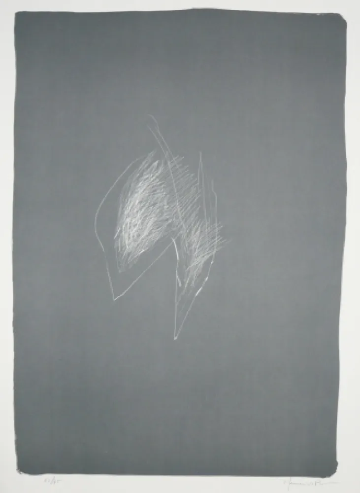 Litografia Hernandez Pijuan - Fulles 2