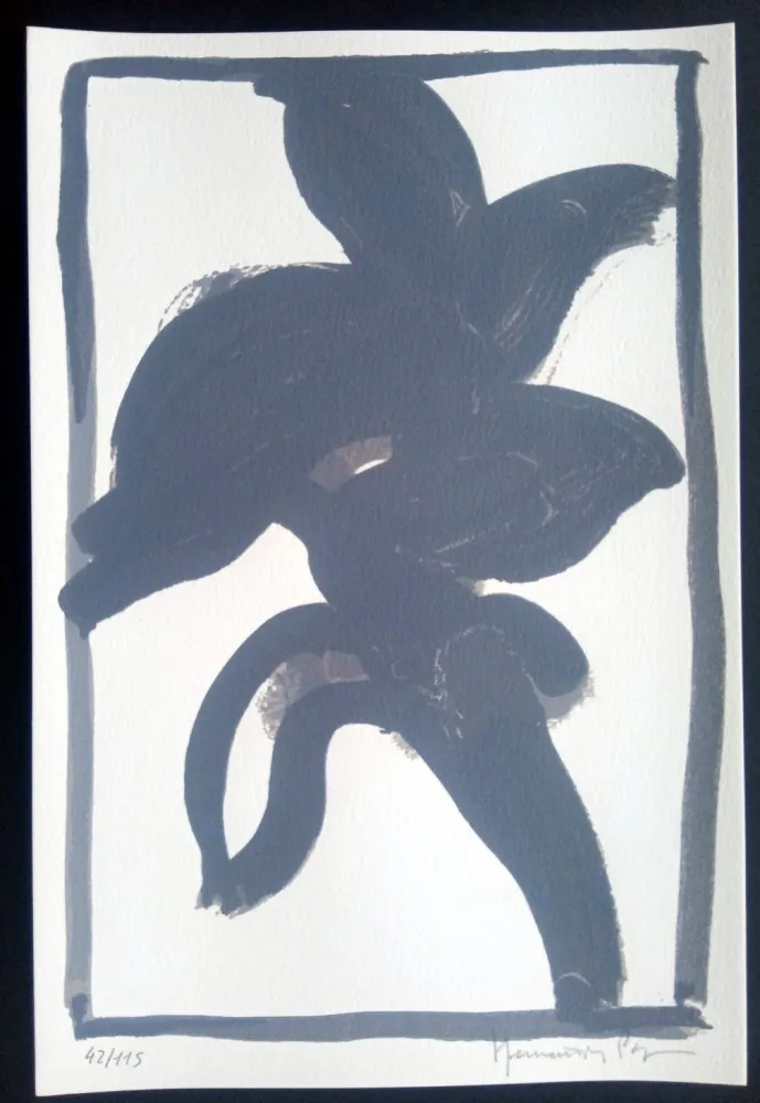 Serigrafia Hernandez Pijuan - Hojas Sueltas