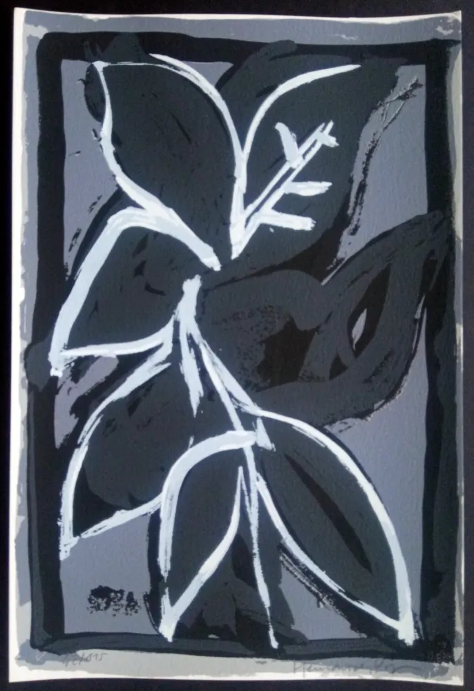 Serigrafia Hernandez Pijuan - Hojas Sueltas