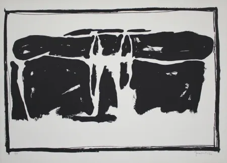 Litografia Hernandez Pijuan - Landscape 1