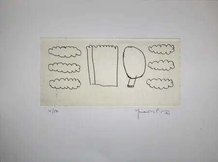 Incisione Hernandez Pijuan - Memòria de la Segarra V