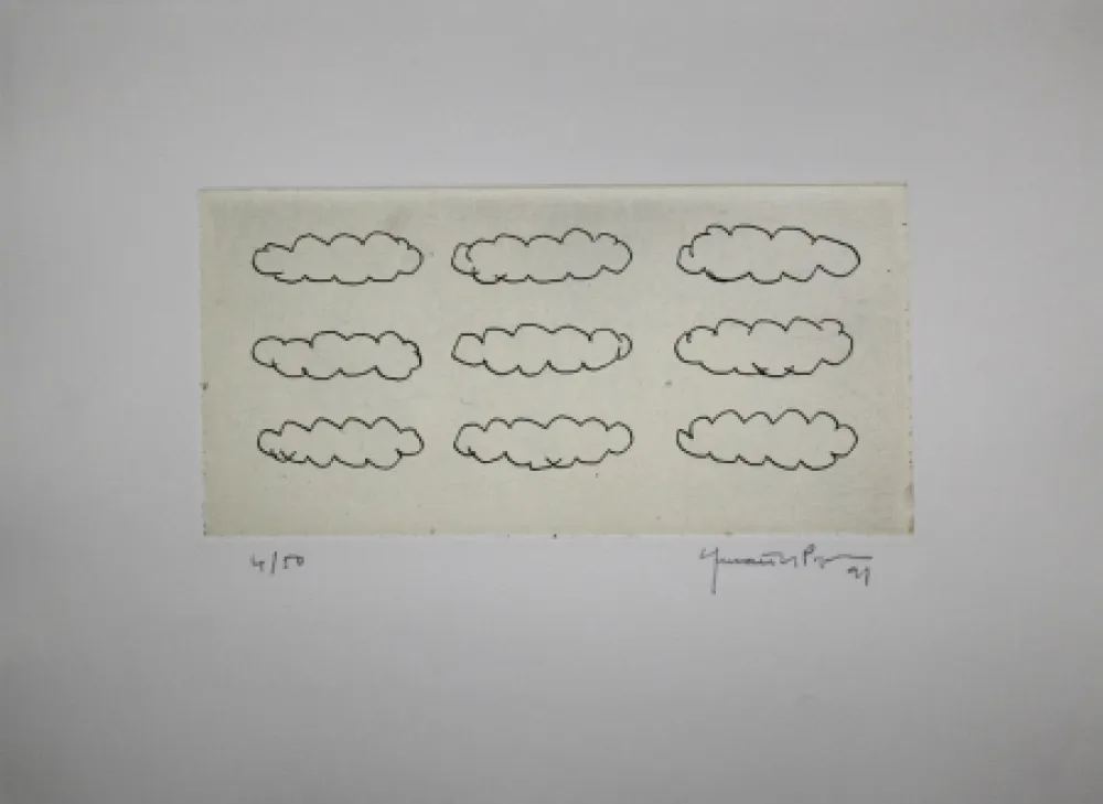 Incisione Hernandez Pijuan - Memòria de la Segarra VI