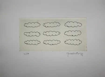 Incisione Hernandez Pijuan - Memòria de la Segarra VI