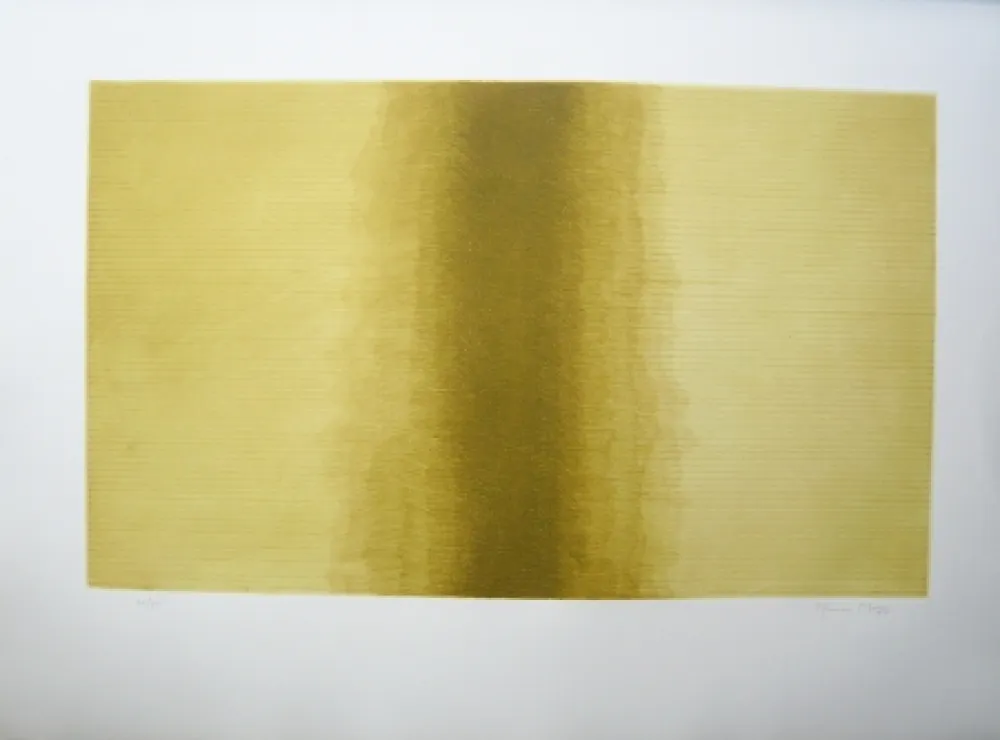 Incisione Hernandez Pijuan - Ombra sobre daurat