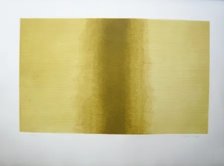 Incisione Hernandez Pijuan - Ombra sobre daurat