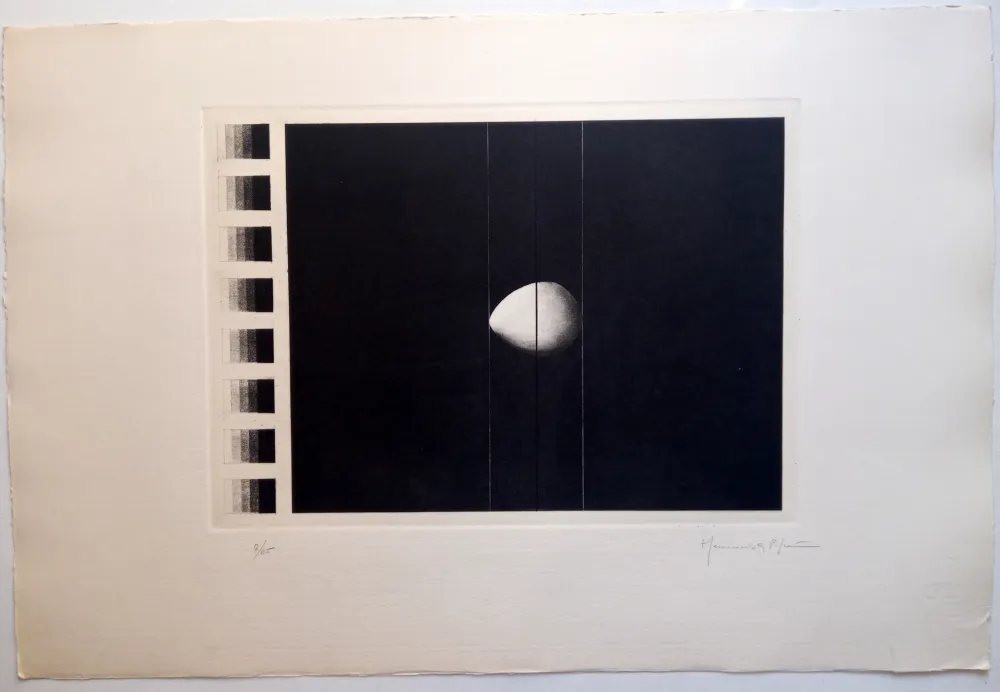 Acquaforte E Acquatinta Hernandez Pijuan - OU AMB GAMA NEGRA