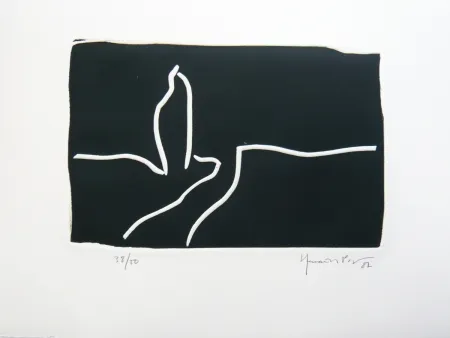 Linoincisione Hernandez Pijuan - Paisatge 1