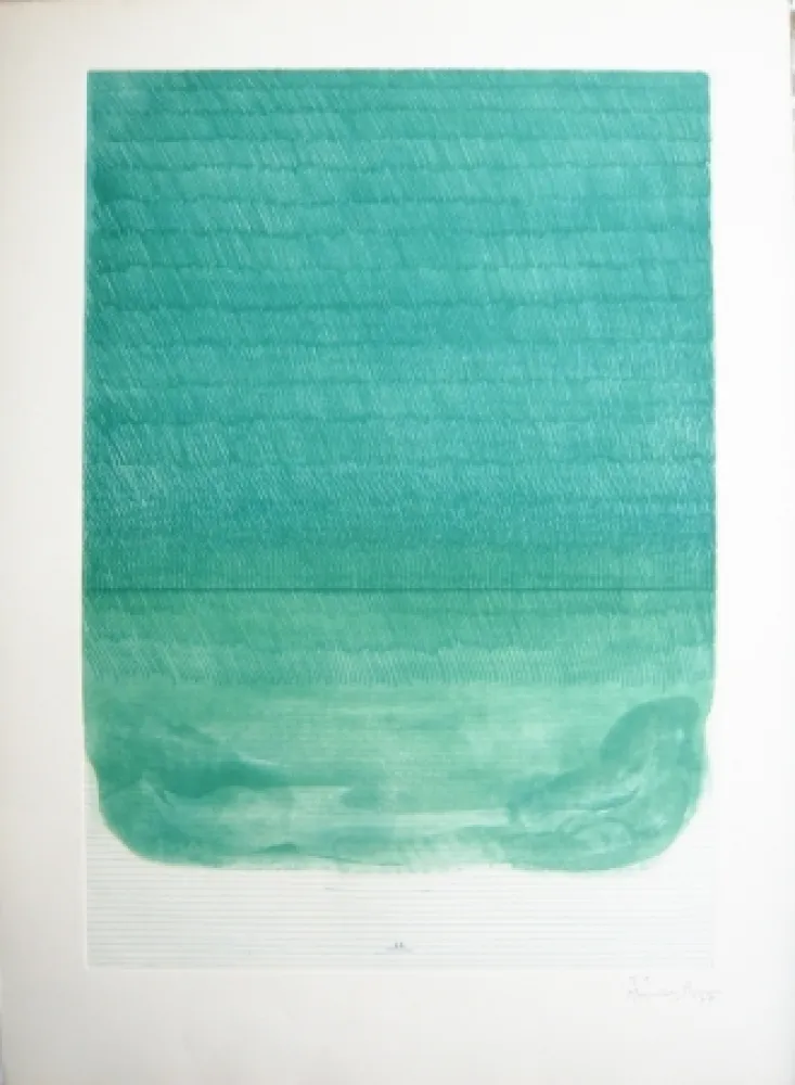 Incisione Hernandez Pijuan - Paisatge acotacio