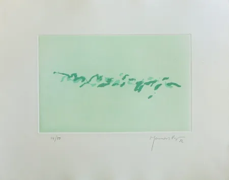 Incisione Hernandez Pijuan - PJ6