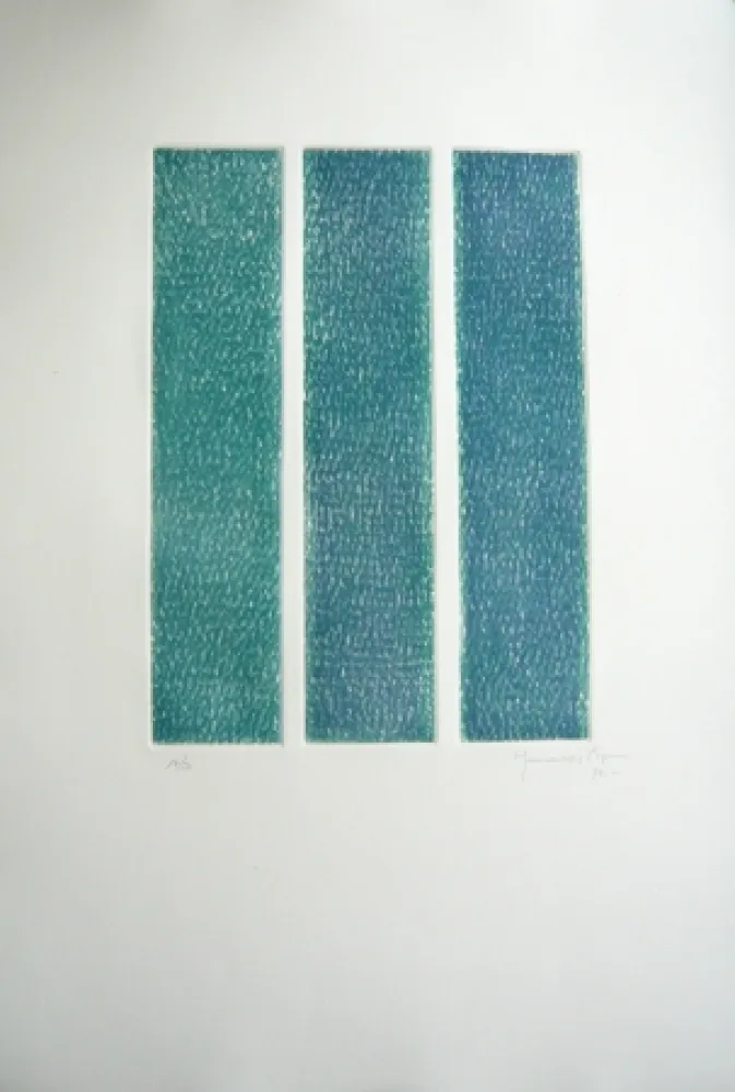 Litografia Hernandez Pijuan - Polychrome 13