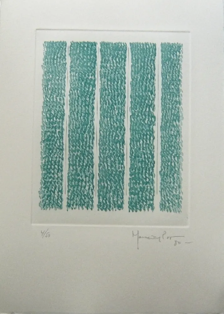 Incisione Hernandez Pijuan - Polychrome 7