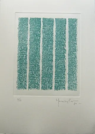 Incisione Hernandez Pijuan - Polychrome 7