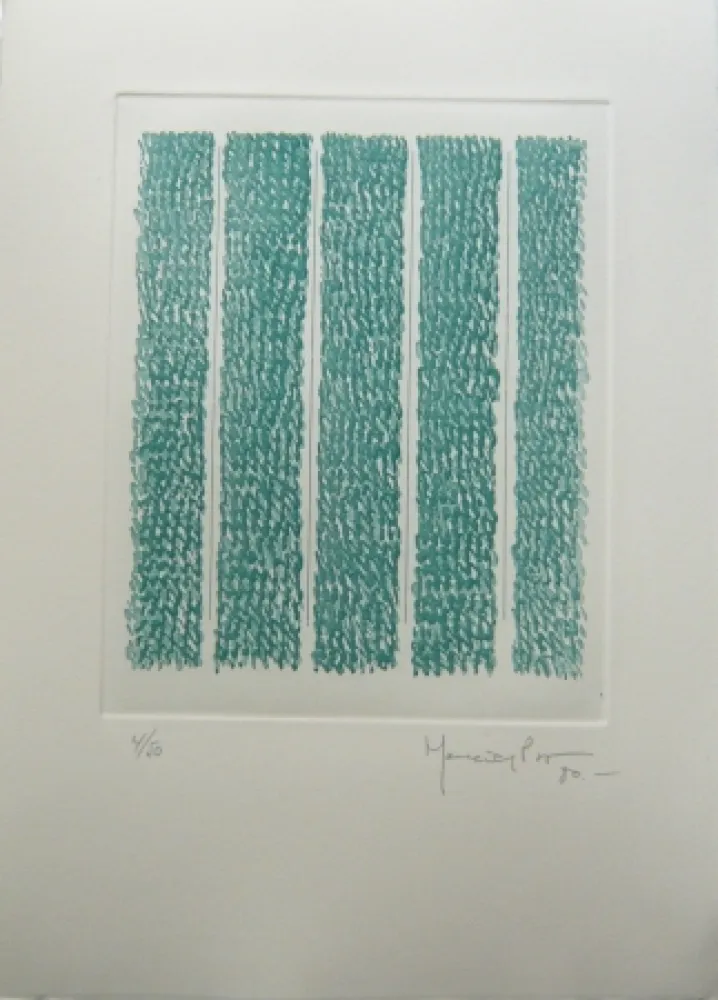 Incisione Hernandez Pijuan - Polychrome 7