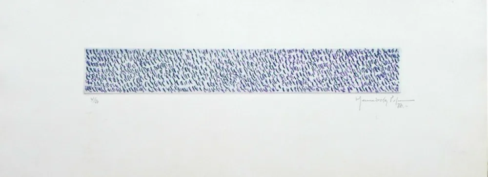 Litografia Hernandez Pijuan - Polychrome 9