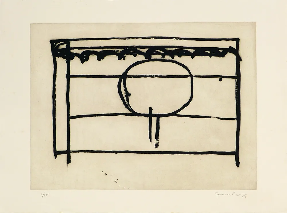 Incisione Hernandez Pijuan - Recorrido para un espacio I