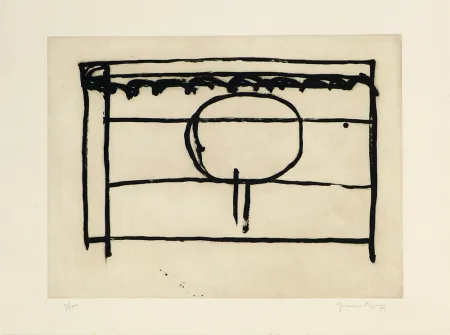 Incisione Hernandez Pijuan - Recorrido para un espacio I