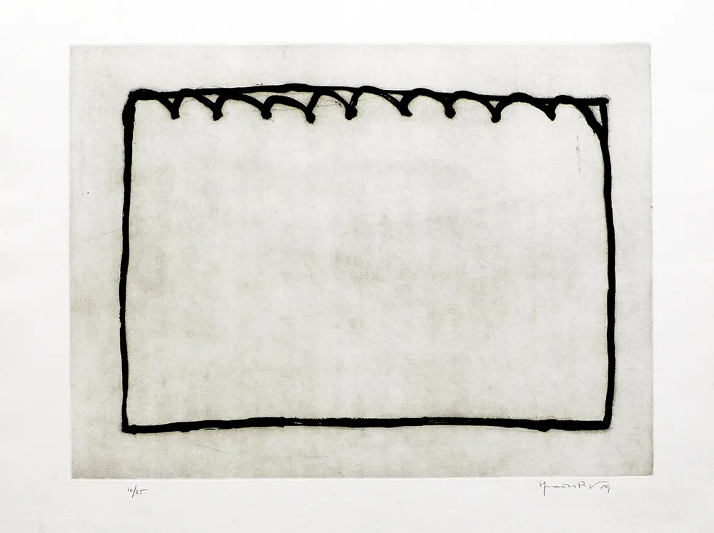 Incisione Hernandez Pijuan - Recorrido para un espacio III