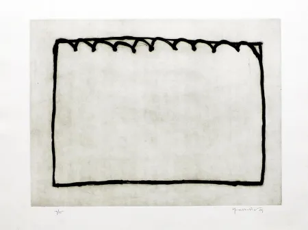 Incisione Hernandez Pijuan - Recorrido para un espacio III