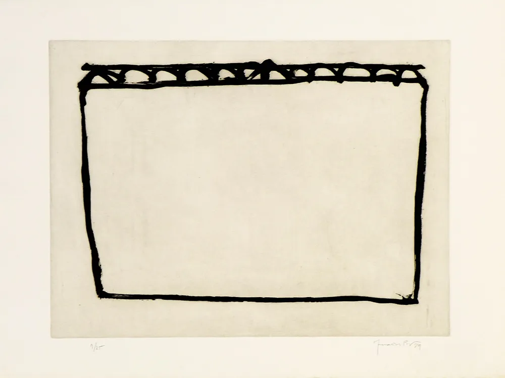 Incisione Hernandez Pijuan - Recorrido para un espacio IV