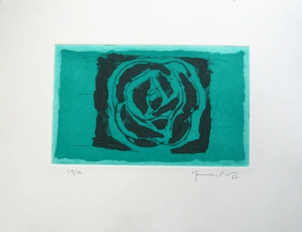 Multiplo Hernandez Pijuan - Rosa verda