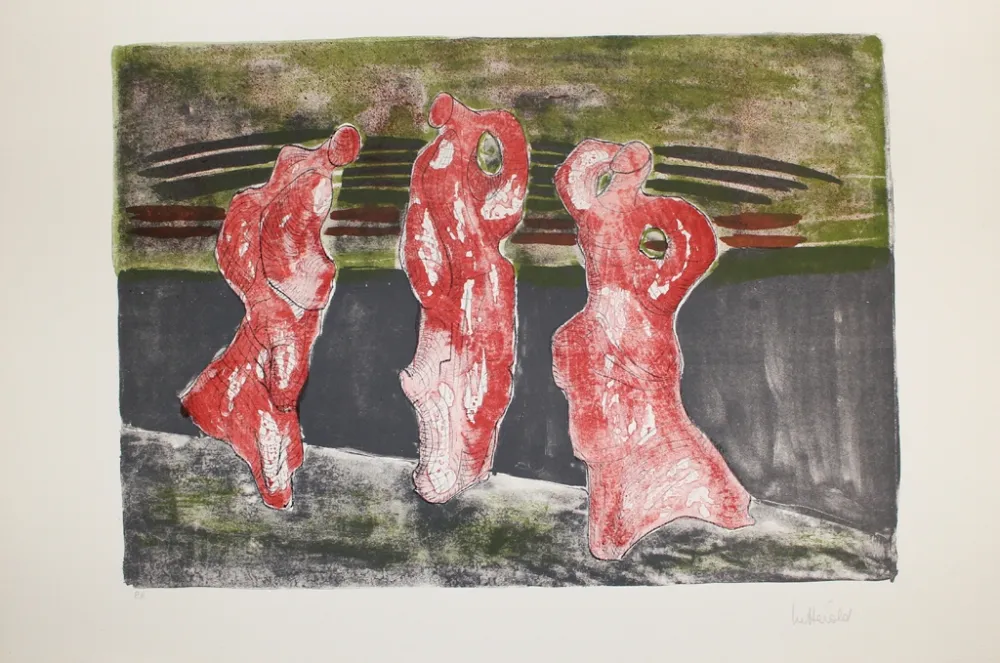 Litografia Herold - Drei Figuren