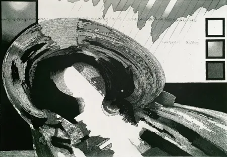 Acquaforte E Acquatinta Heuer - Porträt (Portrait)