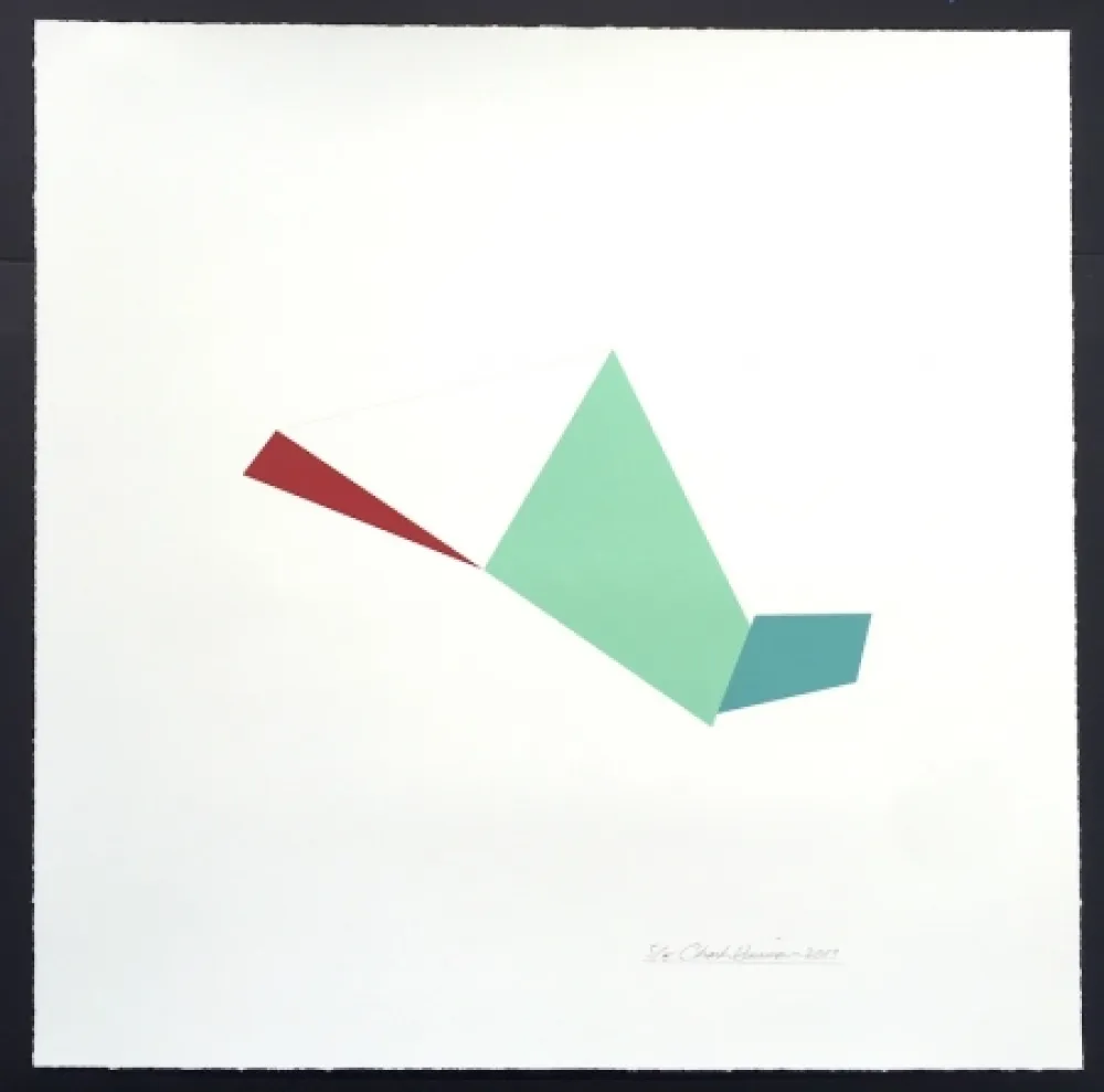 Serigrafia Hinman - Catapult, from Kites Suite