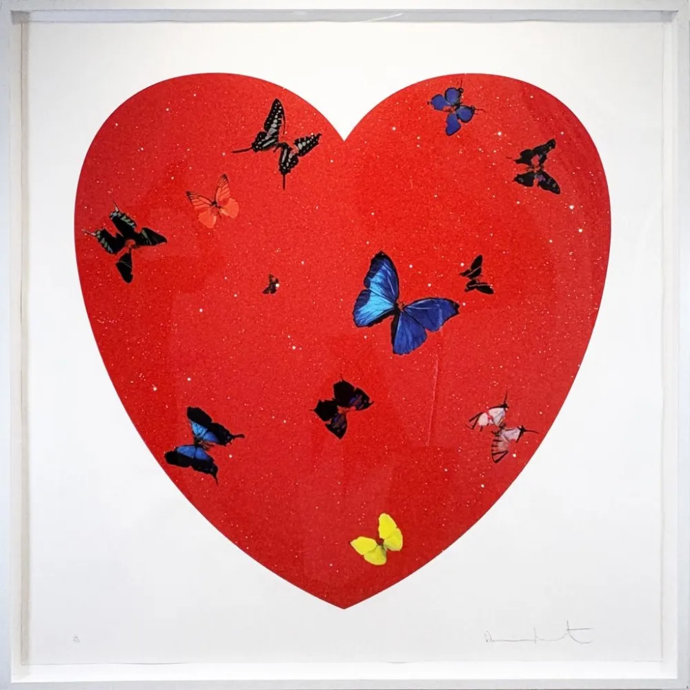 Serigrafia Hirst - All You Need is Love Love Love