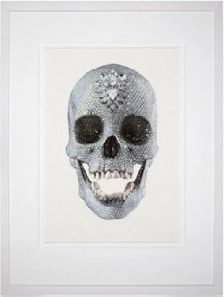 Serigrafia Hirst - For the Love of God (White), 2011
