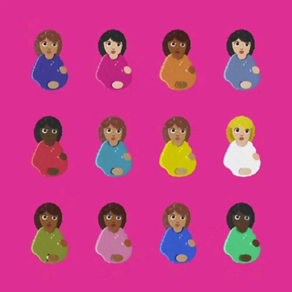 Multiplo Hirst - Signed Great Expectations Print (Magenta Painting Background)