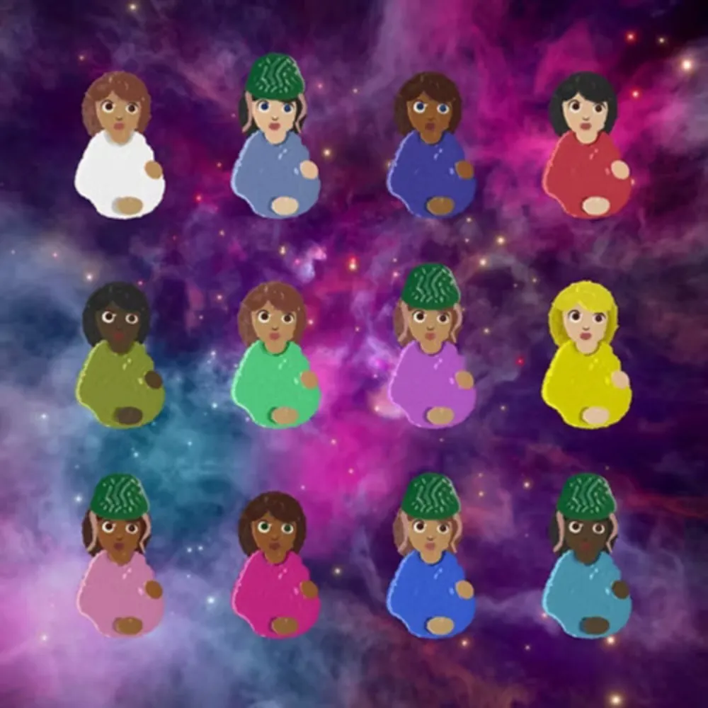 Multiplo Hirst - Signed Great Expectations (Universe Painting Background)