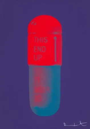 Multiplo Hirst - The Cure (violet/electric red/powder blue)
