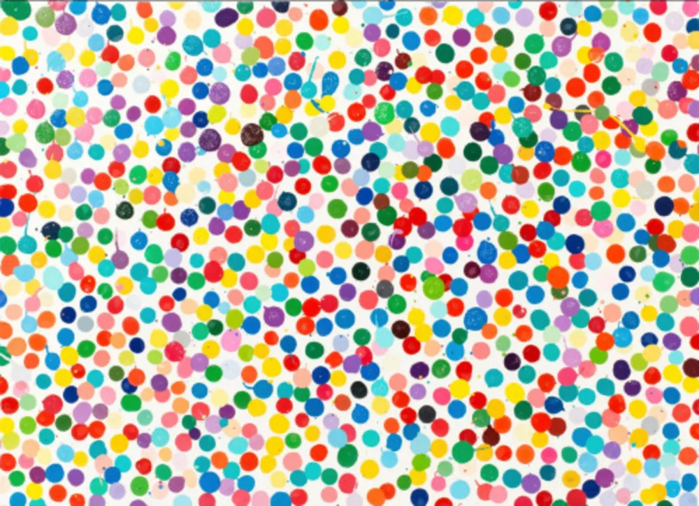 Multiplo Hirst - The Currency Unique Painting