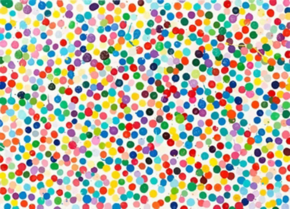 Multiplo Hirst - The Currency Unique Painting