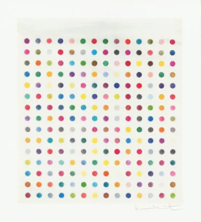 Multiplo Hirst - Untitled B Spot Drawing