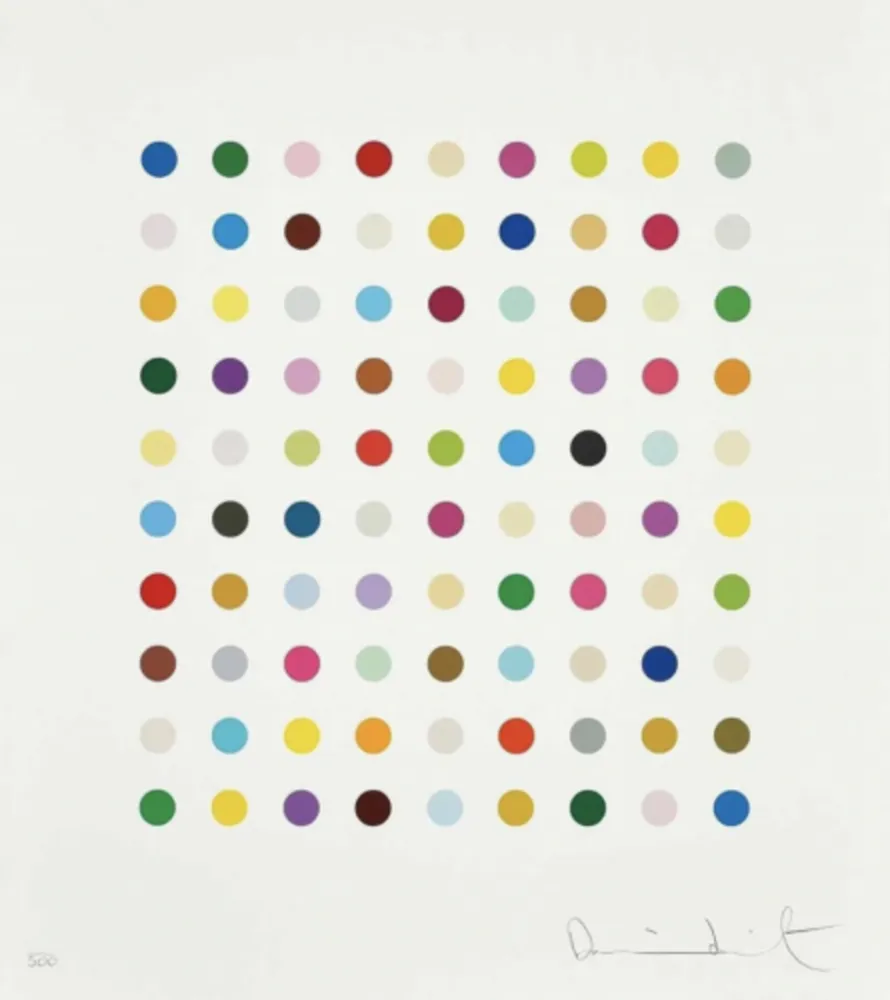 Serigrafia Hirst - Untitled - spot print B