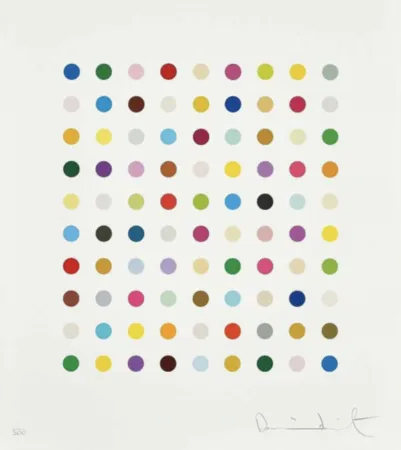 Serigrafia Hirst - Untitled - spot print B