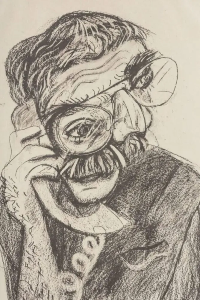 Litografia Hockney - An Image of Ken