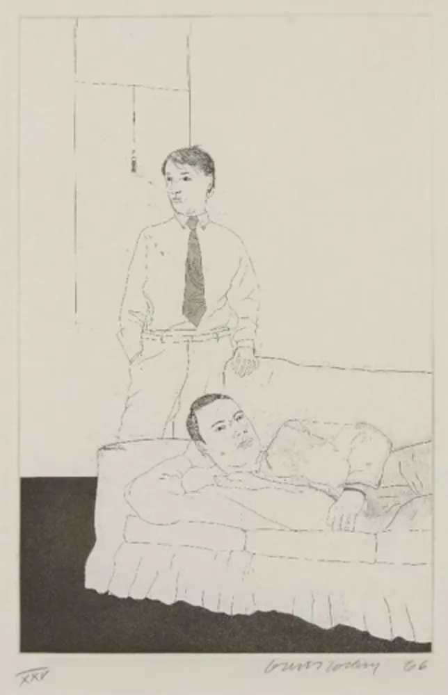 Multiplo Hockney - Beautiful and White Flowers