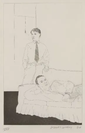 Multiplo Hockney - Beautiful and White Flowers