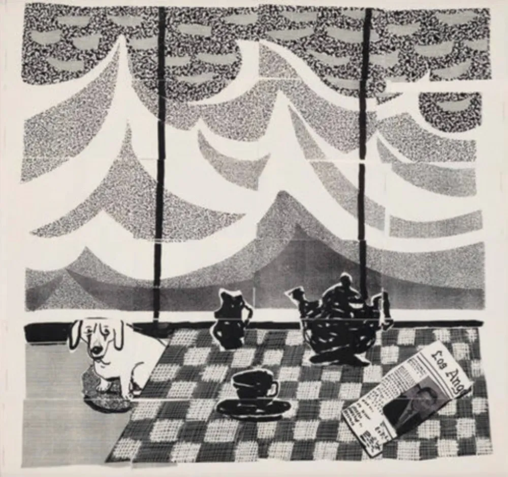 Multiplo Hockney - Breakfast with Stanley in Malibu