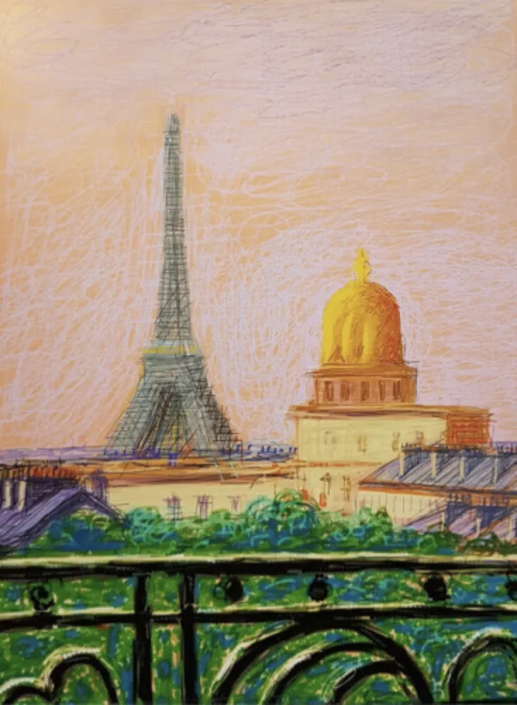Multiplo Hockney - Eiffel Tower (by day)