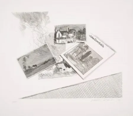Acquaforte E Acquatinta Hockney - For John Constable
