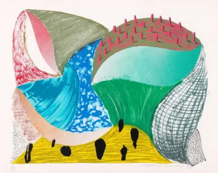 Serigrafia Hockney - Gorge D'incre