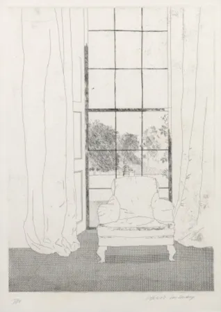 Incisione Hockney - Home