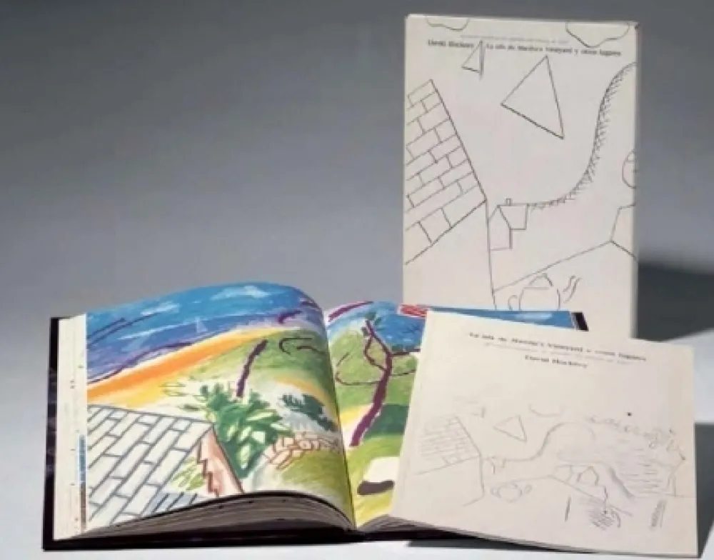 Libro Illustrato Hockney - La Isla de Martha Vineyard y otros lugares