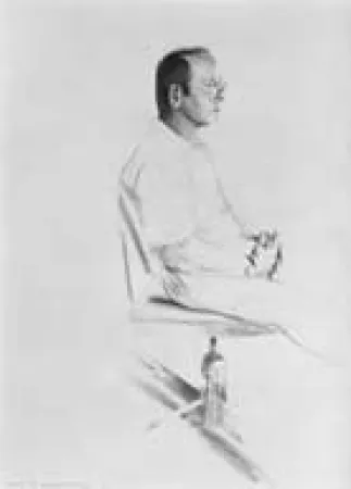 Litografia Hockney - Mo McDermott