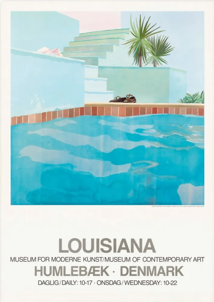 Manifesti Hockney - Pool and Steps